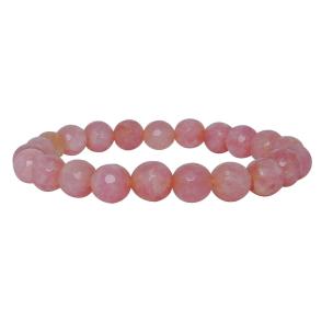 Avika Heat Processed Rhodochrosite 8 mm Bead Bracelet Designer 1
