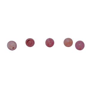 Avika Heat Processed Faceted Rhodochrosite Beads 8 mm