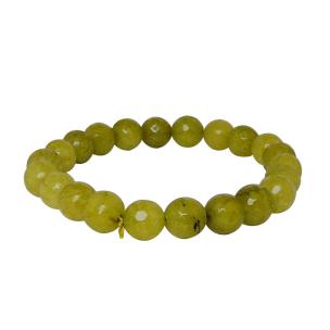 Avika Heat Processed Vesuvianite 8 mm Bead Bracelet Designer 1