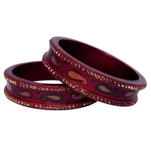 Avika Jaipur Typical Lac Fashion Jewellary Bangles (set pf 2 pcs.) Art 11