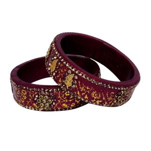 Avika Jaipur Typical Lac Fashion Jewellary Bangles (set pf 2 pcs.) Art 2