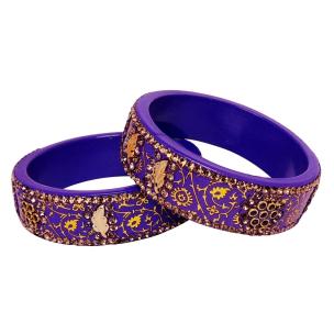 Avika Jaipur Typical Lac Fashion Jewellary Bangles (set pf 2 pcs.) Art 3