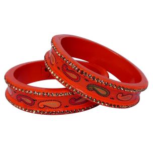 Avika Jaipur Typical Lac Fashion Jewellary Bangles (set pf 2 pcs.) Art 8