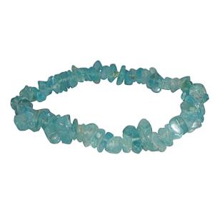Avika Natural Energized Apatite Gemstone Chips Bracelet For Personal Power & Achieve Goals