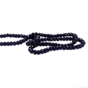 Avika Natural Black Obsidian 4 mm Faceted Beads (pack of 20 pcs.)