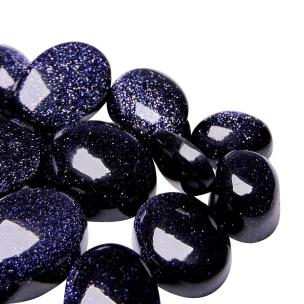 Avika Natural Blue Goldstone Lucky Stone for Number 6