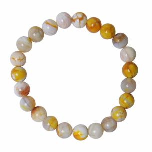 Avika Natural Bumble Bee 8 mm Beads Bracelet