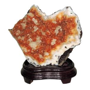 Avika Natural Citrine Cluster For Peace and Prosperity,Reiki Healing
