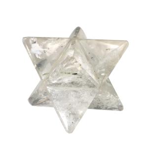 Avika Natural Clear Quartz Merkabah