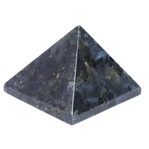 Avika Natural Energized Granite with Blue Fire Pyramid 35mm