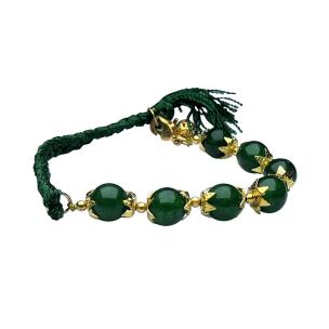 Avika Natural Energized Green Onyx Designer Friendship Band