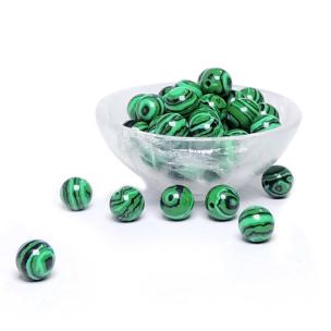 Avika Natural Energied Malachite 8 mm Beads
