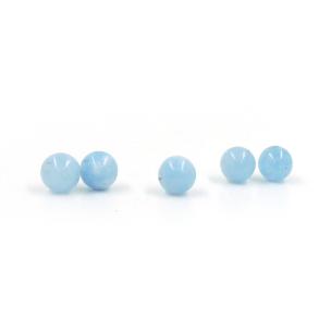 Avika Natural Energized Angelite 8 mm Beads (Pack of 5 Beads)