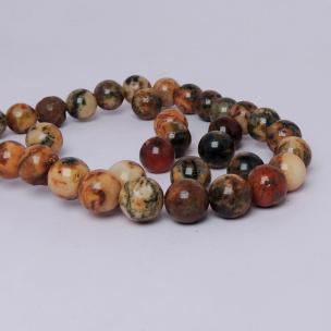 Avika Natural Energized Fire Agate 10 mm Beads