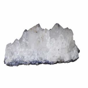 Avika Energized Himalayan Quartz with Black Tourmaline Cluster For Powerful Vastu