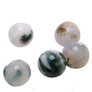 Avika Natural Energized Moss Agate Beads 8 mm