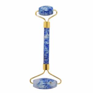 Avika Natural Energized Sodalite Facial Massage Roller with Glycerin Crystal soap