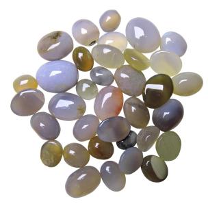 Avika Natural Grey Agate Lucky Stone for Number 9