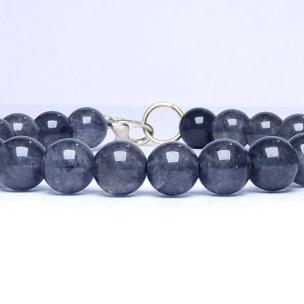 Avika Natural Iolite Beads Bracelet with Hook (Pack of 1Pc)