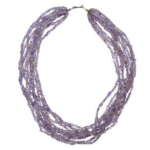 Avika Natural Kunzite Necklace for ladies having a hard time adjusting