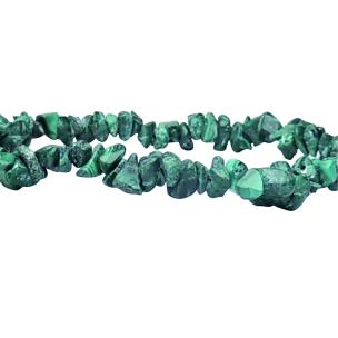 Avika Natural Malachite Gemstone Chips Bracelet (Pack of 1Pc)
