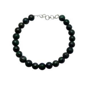 Avika Natural Non Stretchable  Shattuckite 8 mm Hook Bracelet (Pack of 1 Pc.)