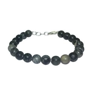 Avika Natural Picasso Jasper Beads Bracelet (Pack of 1Pc)