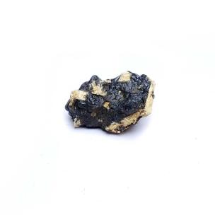 Avika Natural Rare Black Tourmaline with Epidote Rough Specimen