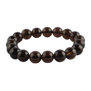 Avika Natural Energized Smokey Quartz Beads Bracelet For Jealousy and Anger Control