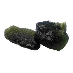 Avika Natural Super Specimen Moldavite Roughstone  A Grade