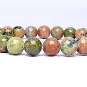 Avika Natural Unakite Beads Bracelet (Pack of 1 pc)