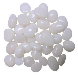 Avika Natural White Agate Lucky Stone for Number 1