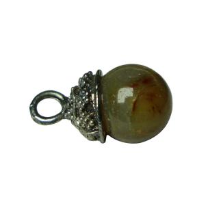 Avika Natural Yellow Agate Pendant