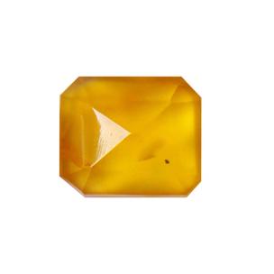 Avika Natural Yellow Carnelian Loose Gemstone(Pack of 1 Pc.)