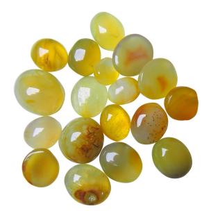 Avika Natural Yellow Carnelian Lucky Stone for Number 5