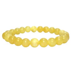 Avika Natural Yellow Celestite Beads Bracelet (Pack of 1Pc)