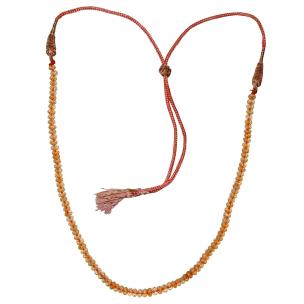 Avika Natural Yellow Topaz Diamond Cut Necklace to enhance mental processes