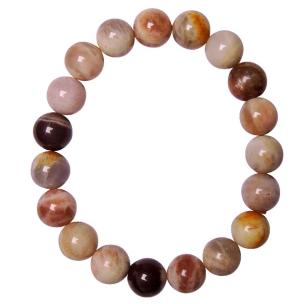 Avika Natural Energized Peach Moonstone Bracelet For Emotional, Depression or Anger Control