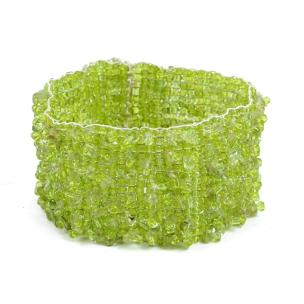 Avika Peridot Chips Bracelet