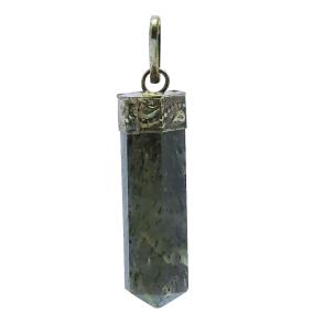 Avika Shadow Quartz Energy Point Pendant Art 1