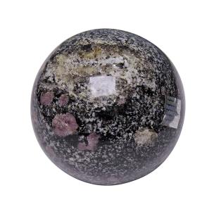 Avika Natural Ruby Matrix Gemstone Sphere/Balls (Pack of 1 pc)