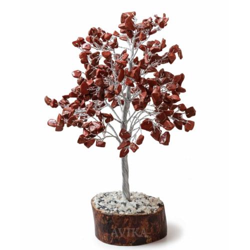 Avika Red Jasper Crystal Tree for Strength & Stability