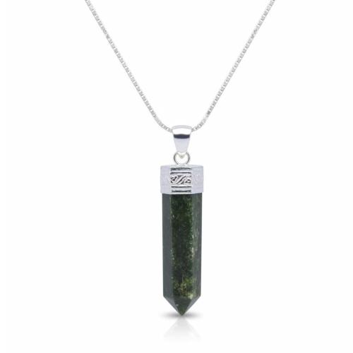 Avika Natural Energized Jade Point Pendant