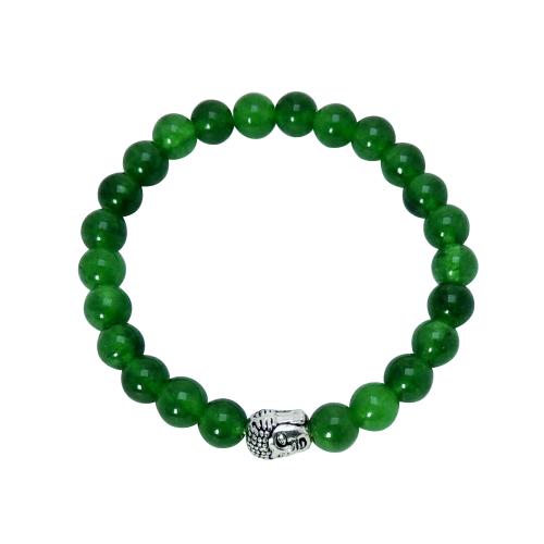 Avika Natural Green Aventurine Buddha Bracelet (Pack of 1Pc)