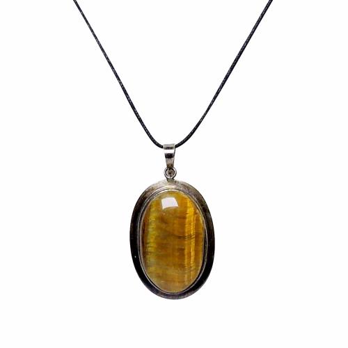 Avika Natural Tiger Eye Power Energy Pendant IV
