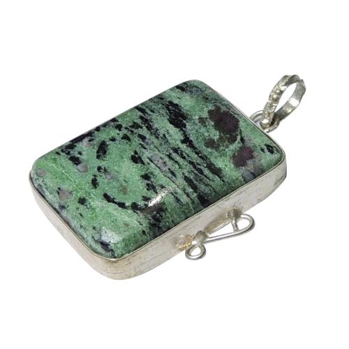 Avika Natural Ruby Zoisite Pendant