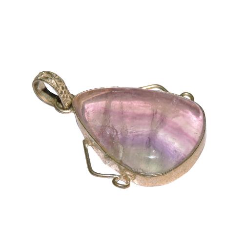 Avika Natural Flourite Pendant For Strength