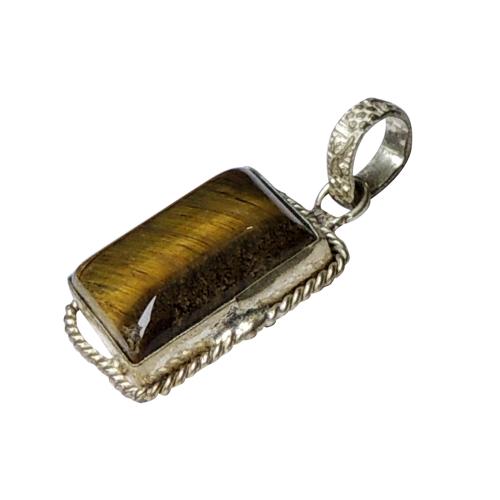Avika Natural Tiger Eye Pendant I