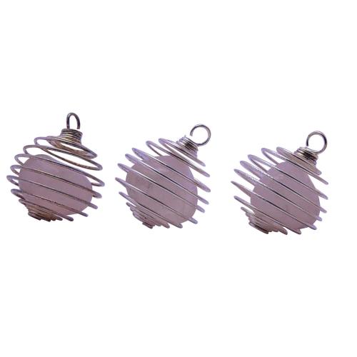 Avika Natural Energized Rose Spring Cage Pendant
