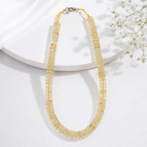 Avika Natural Citrine Necklace for Money and Prosperity